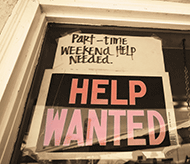 Help wanted sign